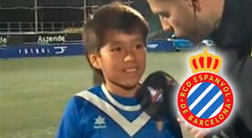 Niño peruano conmueve al mundo: se consagra goleador tras ser echado de Espanyol por su altura