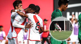 Víctor Guzmán anda imparable tras decretar el 3-0 de Perú vs. Bolivia en amistoso sub-23