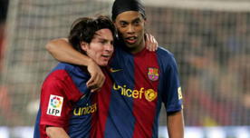 Lionel Messi sorprende con singular comentario a Ronaldinho en redes sociales