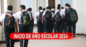 Año Escolar 2024 en Perú: fecha OFICIAL de regreso a clases y pronunciamiento del Minedu