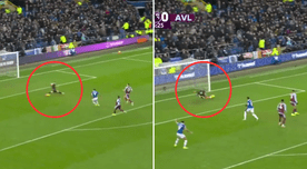 La espectacular doble atajada del 'Dibu' Martínez ante el Everton que da la vuelta al mundo