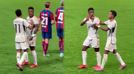 El provocador gesto de Vinicius Jr. contra el Barcelona durante la goleada del Real Madrid