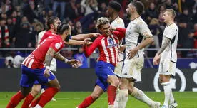 Atlético Madrid derrotó 4-2 al Real Madrid y avanzó a los cuartos de la Copa del Rey