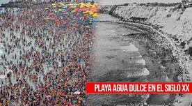 ¿Cómo lucía la Playa Agua Dulce sin la Costa Verde?: Foto de 1940 impacta a veraneantes