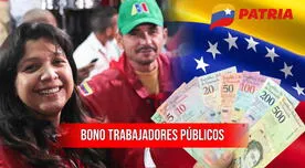 Bono para trabajadores públicos en Venezuela: COBRA HOY los 6.120 bolívares por Patria