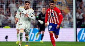 Sobre la hora, Atlético Madrid empató 1-1 con el Real Madrid en el derbi madrileño