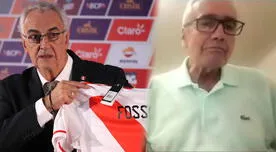 Gregorio Pérez fue claro sobre la designación de Jorge Fossati como DT de selección peruana