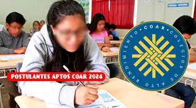 Resultados examen COAR 2024: Lista de postulantes que darán el examen de preselección