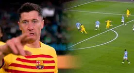 Lewandowski marcó el 1-0 de Barcelona con espectacular remate al Celta de Tapia - VIDEO