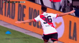 Pablo Solari quedó mano a mano con Romero y convirtió el 1-0 de River Plate ante Boca