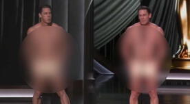 John Cena apareció 'desnudo' en los Premios Oscar 2024 - VIDEO
