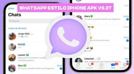 WhatsApp estilo iPhone APK 2024: LINK para descargar GRATIS la versión 9.27