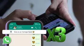WhatsApp ya permite fijar hasta tres mensajes en los chats: GUÍA para activar función