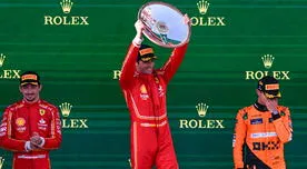 Carlos Sainz ganó el GP de Australia de la Fórmula 1 y Max Verstappen abandonó la carrera