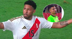 ¡Para qué te traje, Baumann! Jesús Castillo marcó golazo para el 2-0 de Perú - VIDEO