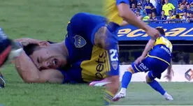 ¡Alarma en Boca! Lucas Blondel se marchó entre lágrimas tras lesión - VIDEO
