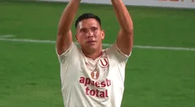 ¡Su primer gol con la 'U'! Yuriel Celi convirtió de penal el 1-0 para Universitario