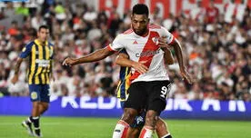 River Plate venció 2-1 a Rosario Central con doblete de Miguel Borja
