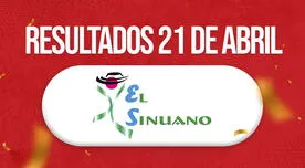 Sinuano Día y Noche, domingo 21 de abril: estos son los números ganadores de la lotería colombiana