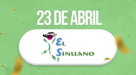 Sinuano Día EN VIVO, 23 de abril: así se jugó la lotería colombiana HOY