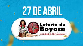 Lotería de Boyacá HOY, sábado 27 de abril: a qué hora se juega y resultados del último sorteo