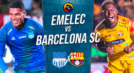 Emelec vs. Barcelona SC EN VIVO: hora del Clásico del Astillero y en qué canal