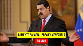 EN VIVO | Qué dijo Nicolás Maduro HOY en conferencia sobre AUMENTO SALARIAL 2024