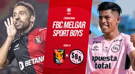 Melgar vs Sport Boys EN VIVO por Liga 1: horario, dónde ver y canal de transmisión