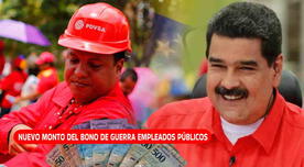 Bono de Guerra para empleados públicos: Consulta el AUMENTO confirmado por Maduro vía Sistema Patria