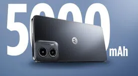 Motorola Moto G34: el teléfono a bajo costo que compite con grandes MONSTRUOS TECNOLÓGICOS
