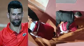 Novak Djokovic recibió botellazo en la cabeza de un aficionado en el ATP Roma 2024