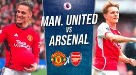 Manchester United vs. Arsenal EN VIVO por Premier League: Horarios y canal de transmisión