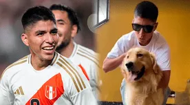 Piero Quispe regresó al Perú y tuvo emotivo reencuentro con su mascota - VIDEO