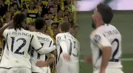 Dani Carvajal hace explotar Wembley con potente cabezazo para el 1-0 del Real Madrid - VIDEO