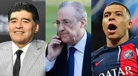 Florentino Pérez le hizo caso a Maradona y presentó al 9 del Real Madrid: "Ficha a Mbappé"