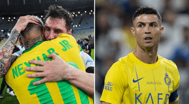 Neymar reveló que Messi le envió un mensaje tras VENCER a Cristiano Ronaldo en Arabia