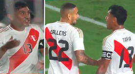Renato Tapia y el AIRADO RECLAMO a Alexander Callens en pleno partido de Perú vs. Paraguay