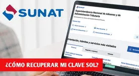 SUNAT en línea: GUÍA sencilla para recuperar tu clave de SOL