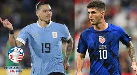 HOY TUDN USA EN VIVO GRATIS, Estados Unidos vs Uruguay ONLINE por la Copa América 2024