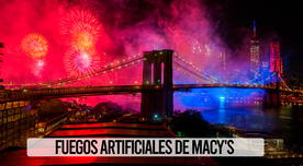 Fuegos artificiales de Macy's en río Hudson: hora y show de Luis Fonsi