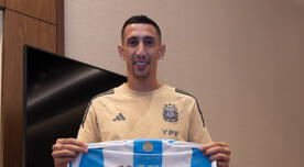 Angel Di María recibió conmovedor regalo a pocas horas de la final ante Colombia