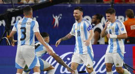 Messi y el HERMOSO GESTO con sus compañeros de Argentina previo a la final ante Colombia