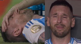 Lionel Messi sufrió DURA lesión ante Colombia y Scaloni lo cambió en final de Copa América