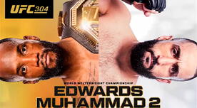 UFC 304: Cartelera completa, hora y dónde ver Edwards vs. Muhammad 2