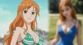 Así se vería Nami de One Piece si fuera una persona de 'carne y hueso', según la IA Midjourney