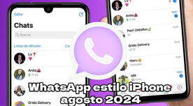 Descarga última versión de WhatsApp estilo iPhone en agosto 2024: LINK oficial GRATIS