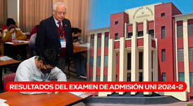 Resultados Examen de Admisión UNI 2024-2: LINK de lista de ingresantes y puntajes oficiales