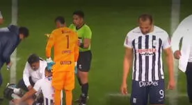 Preocupación en Alianza Lima: Hernán Barcos se lesionó y tuvo que ser reemplazado - VIDEO