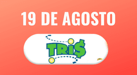 Resultados Sorteo Tris del lunes 19 de agosto: mira aquí los números ganadores