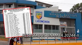 Resultado UNAMBA 2024 - II: Lista OFICIAL de ingresantes a la Universidad Nacional Micaela Bastidas